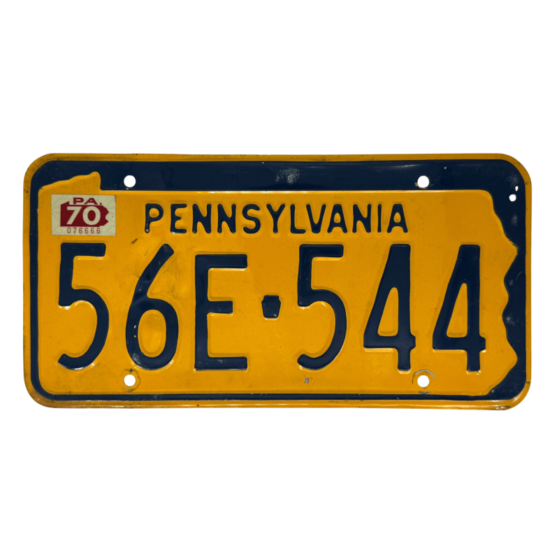 Pennsylvania poznávací značka
