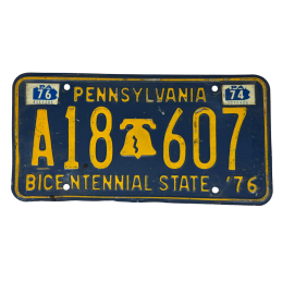 Pennsylvania poznávací značka