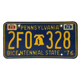 Pennsylvania poznávací značka
