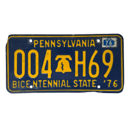 Pennsylvania poznávací značka