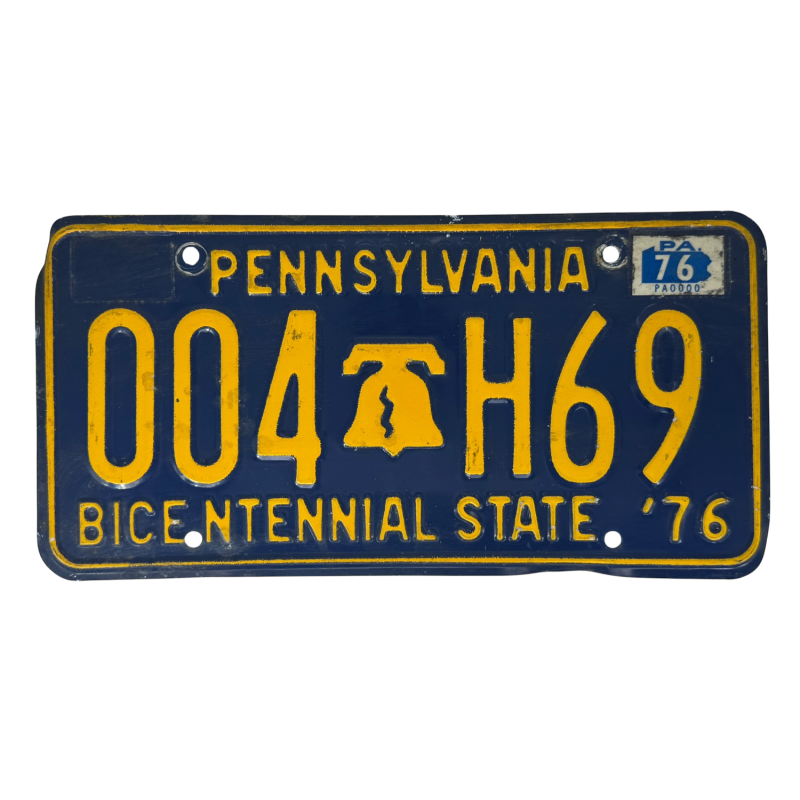 Pennsylvania poznávací značka