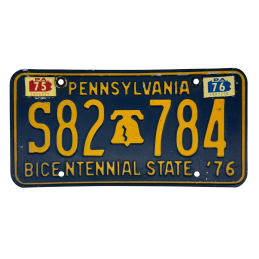 Pennsylvania poznávací značka