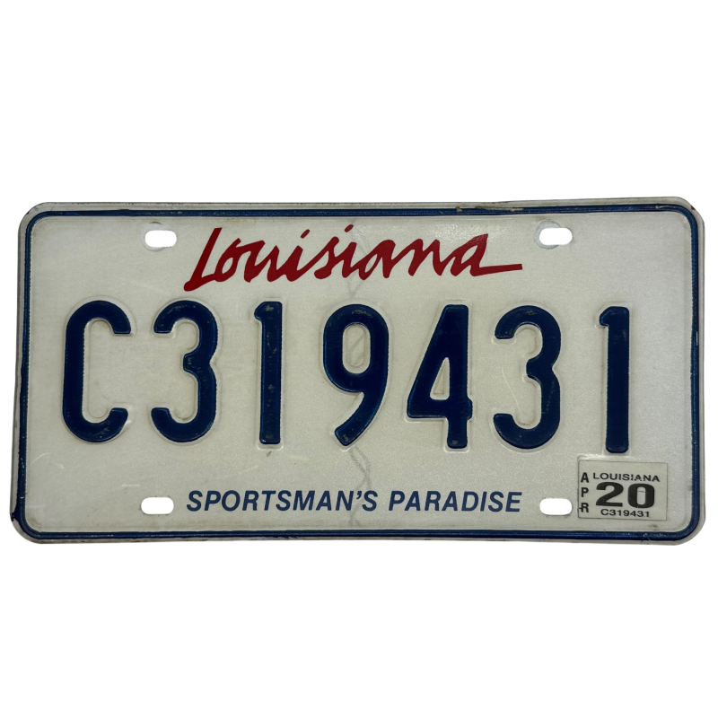 Louisiana poznávací značka