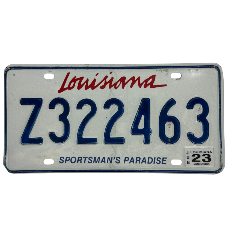Louisiana poznávací značka