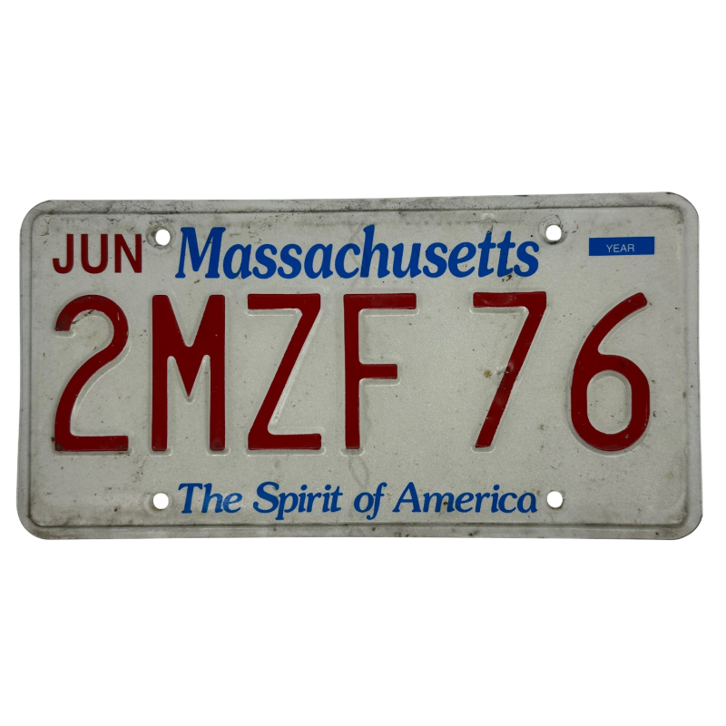 Massachusetts poznávací značka