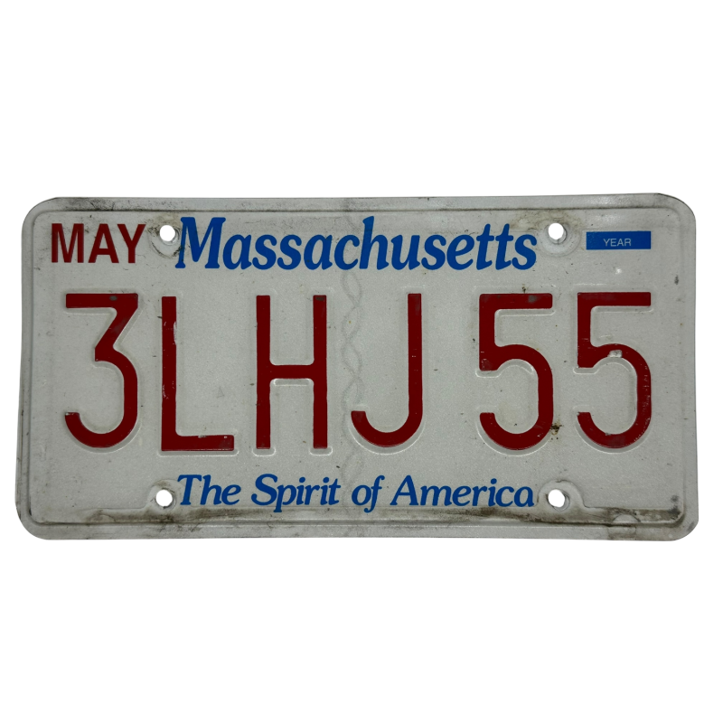 Massachusetts poznávací značka