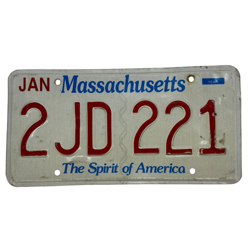 Massachusetts poznávací značka