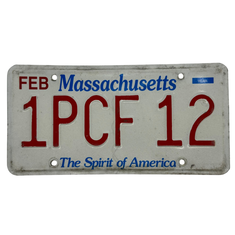 Massachusetts poznávací značka