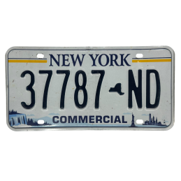 New York poznávací značka