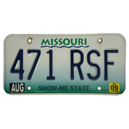 Missouri poznávací značka