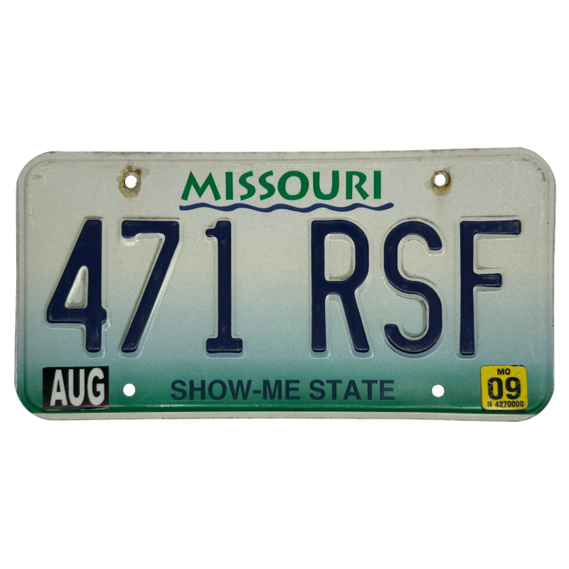 Missouri poznávací značka