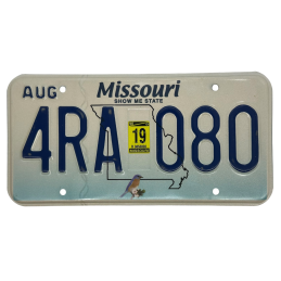 Missouri poznávací značka