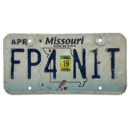 Missouri poznávací značka