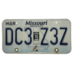 Missouri poznávací značka