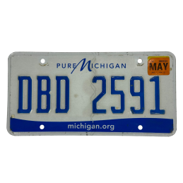 Michigan poznávací značka