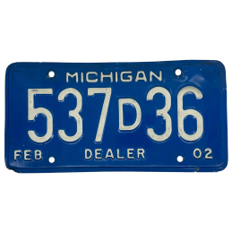 Michigan poznávací značka