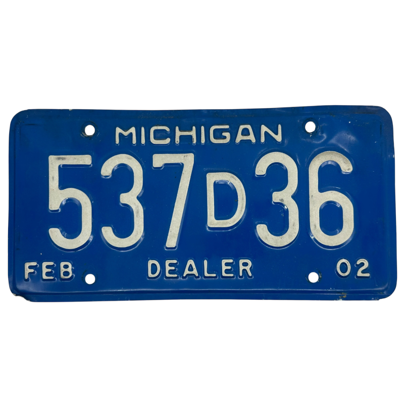 Michigan poznávací značka