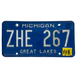 Michigan poznávací značka