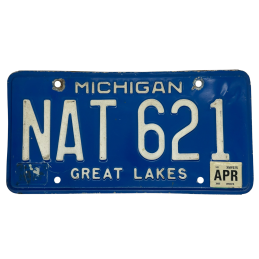 Michigan poznávací značka