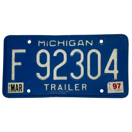 Michigan poznávací značka