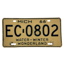 Michigan poznávací značka