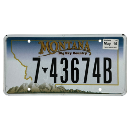 Montana poznávací značka