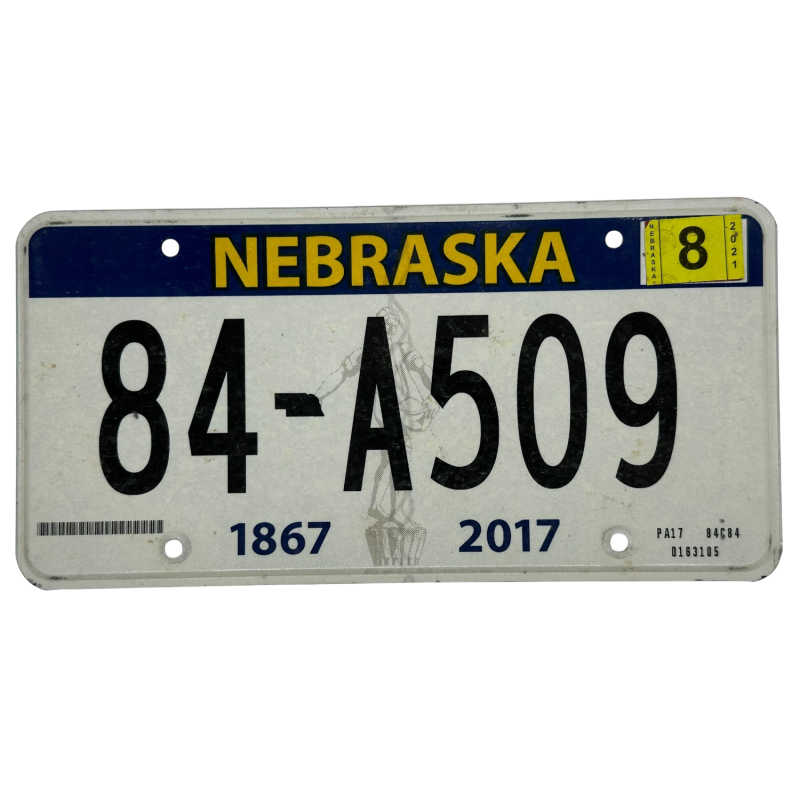 Nebraska poznávací značka