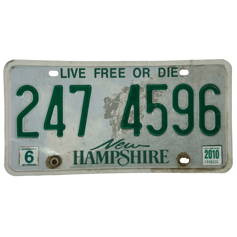 New Hampshire poznávací značka