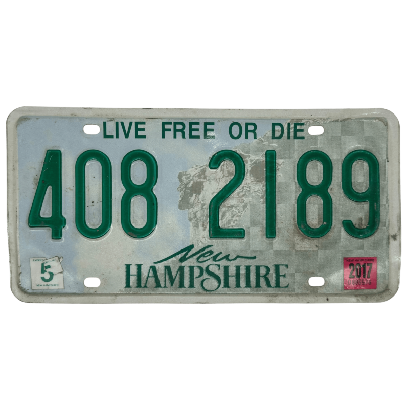 New Hampshire poznávací značka
