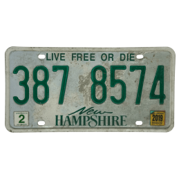 New Hampshire poznávací značka
