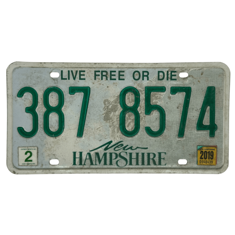New Hampshire poznávací značka