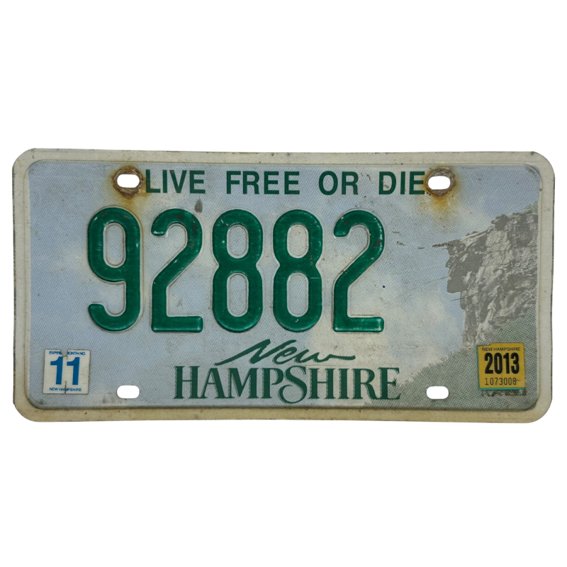 New Hampshire poznávací značka