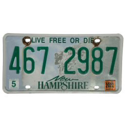 New Hampshire poznávací značka