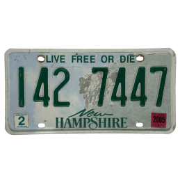 New Hampshire poznávací značka