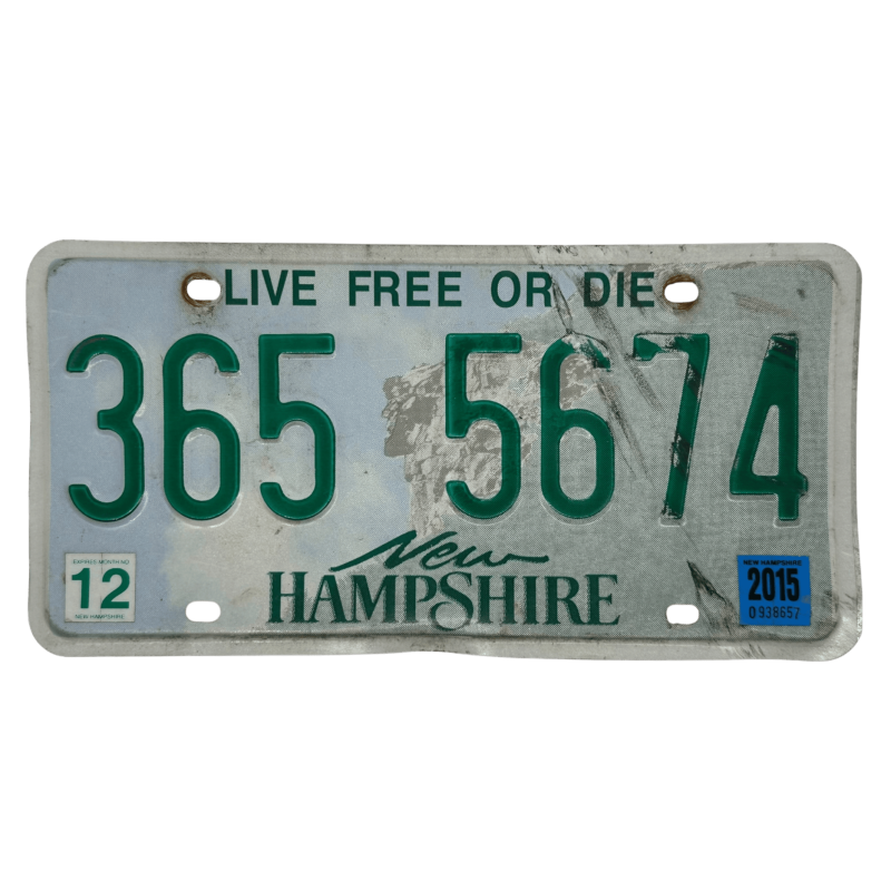 New Hampshire poznávací značka