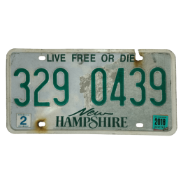 New Hampshire poznávací značka