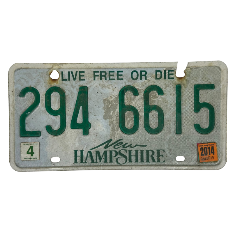 New Hampshire poznávací značka