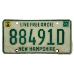 New Hampshire poznávací značka