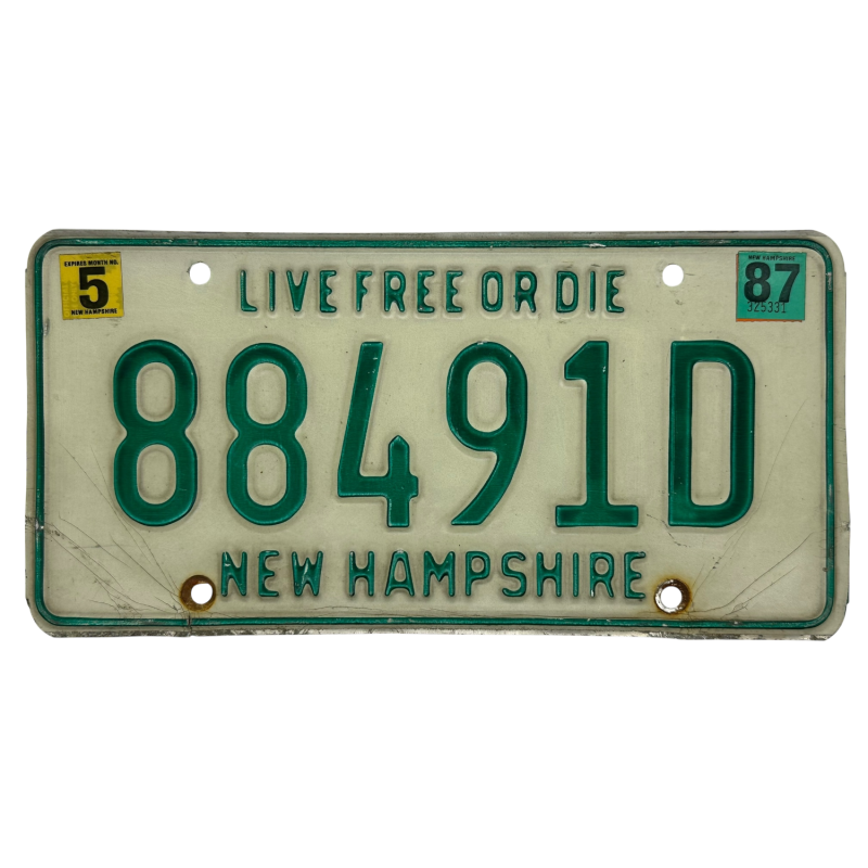 New Hampshire poznávací značka