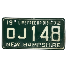 New Hampshire poznávací značka