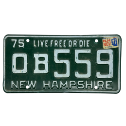 New Hampshire poznávací značka