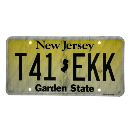 New Jersey poznávací značka