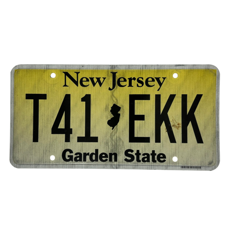 New Jersey poznávací značka