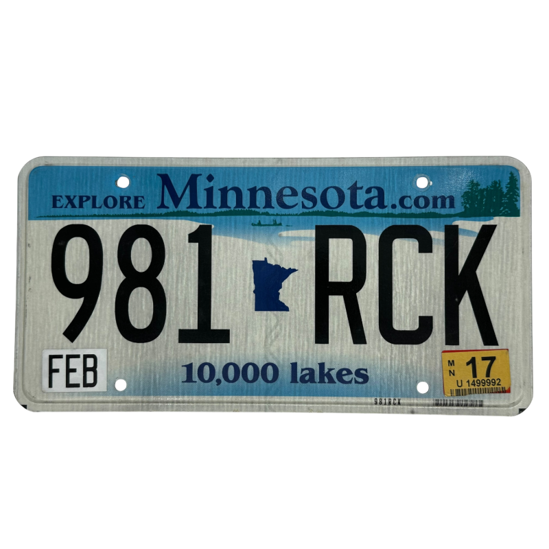 Minnesota poznávací značka