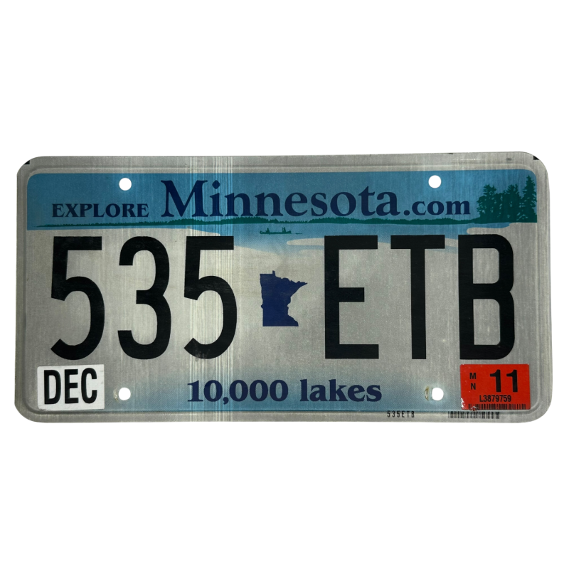 Minnesota poznávací značka