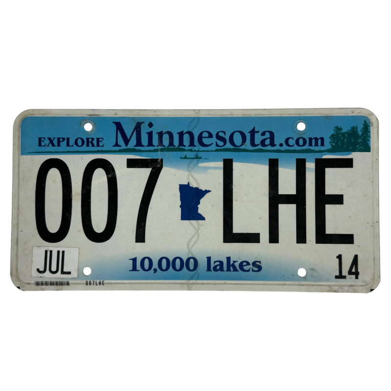 Minnesota poznávací značka
