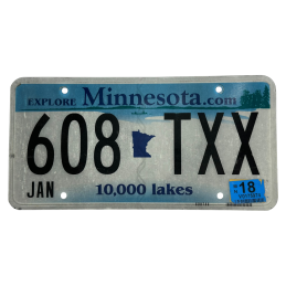 Minnesota poznávací značka