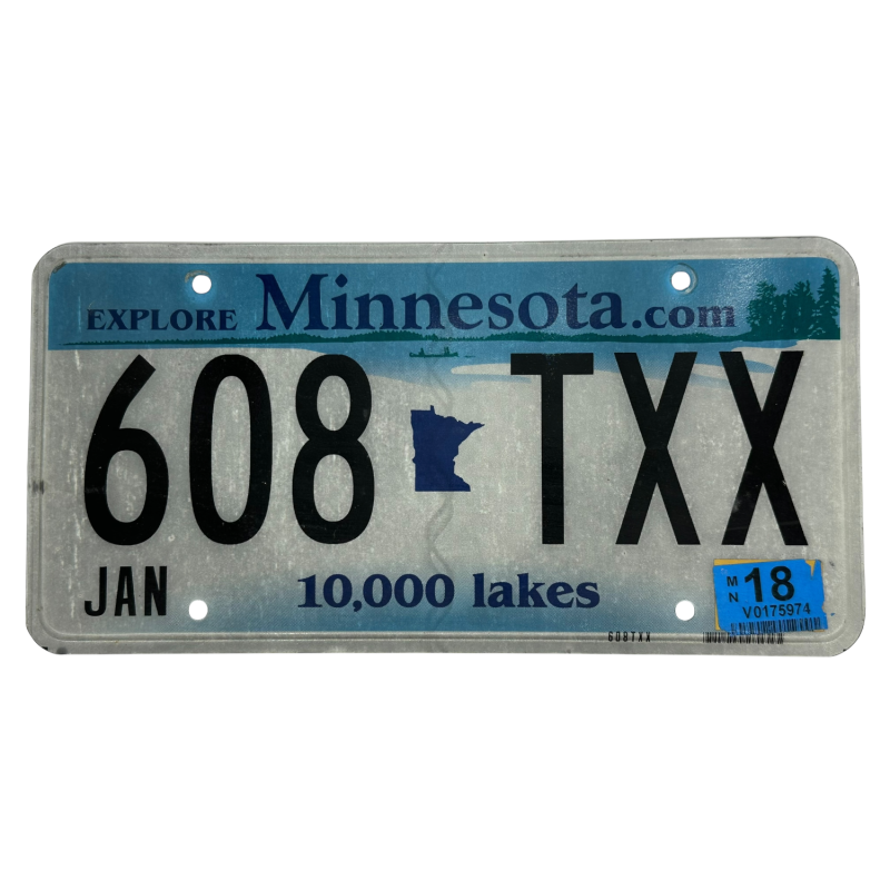 Minnesota poznávací značka