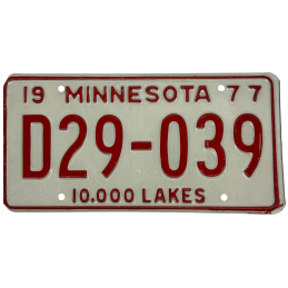 Minnesota poznávací značka