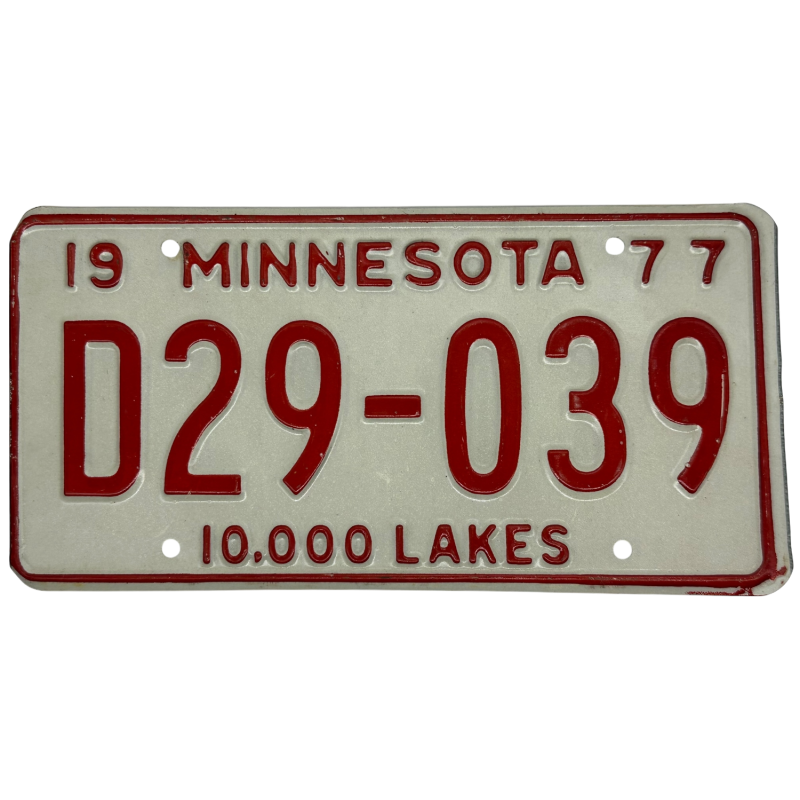 Minnesota poznávací značka